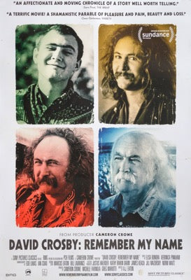 David Crosby: Remember My Name (2019) original movie poster for sale at Original Film Art