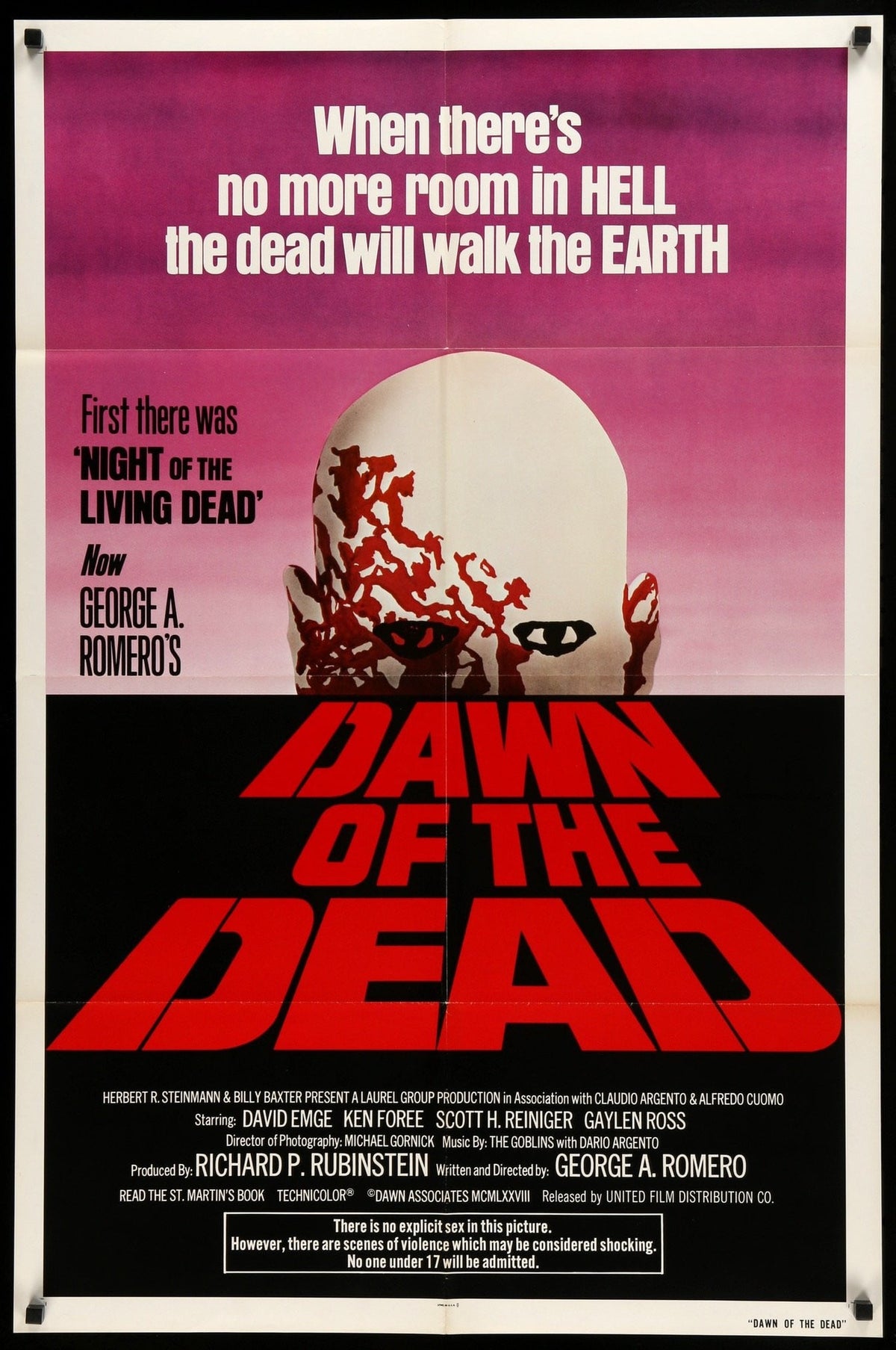 Dawn of the Dead (1978) original movie poster for sale at Original Film Art - Vintage Movie Posters