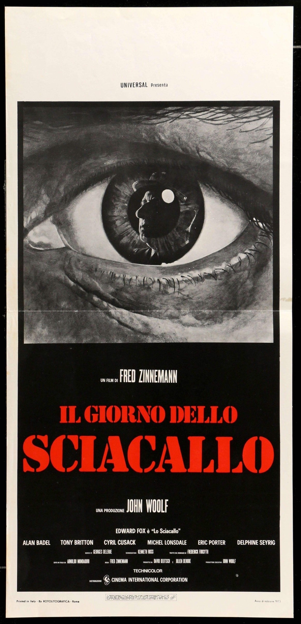 Day of the Jackal (1973) original movie poster for sale at Original Film Art - Vintage Movie Posters