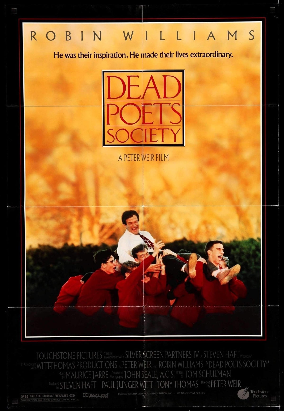Dead Poets Society (1989) original movie poster for sale at Original Film Art