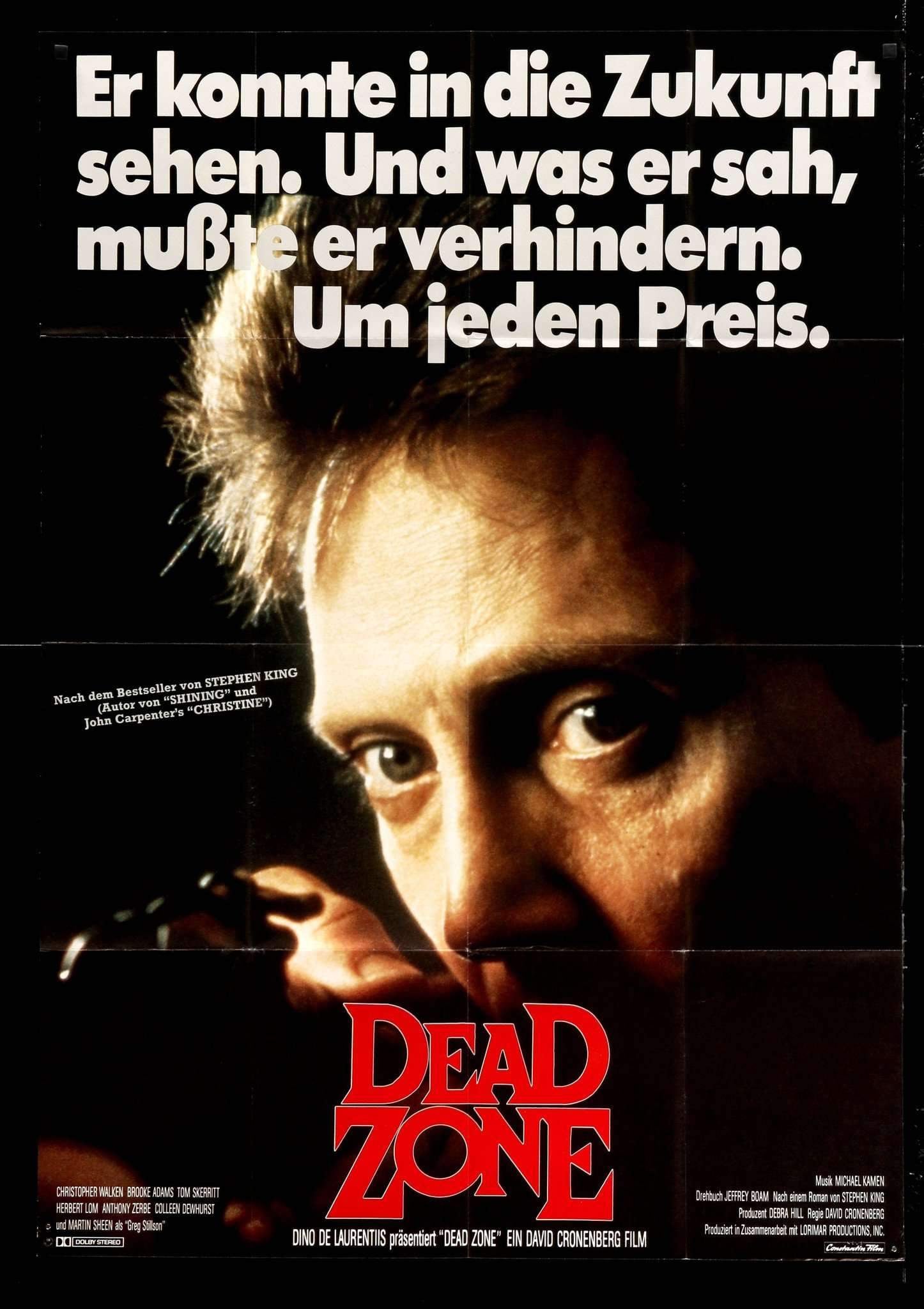 The Dead Zone (1983) Original German Movie Poster - Original Film