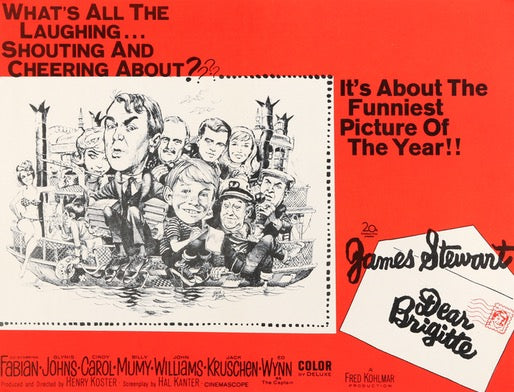Dear Brigitte (1965) original movie poster for sale at Original Film Art