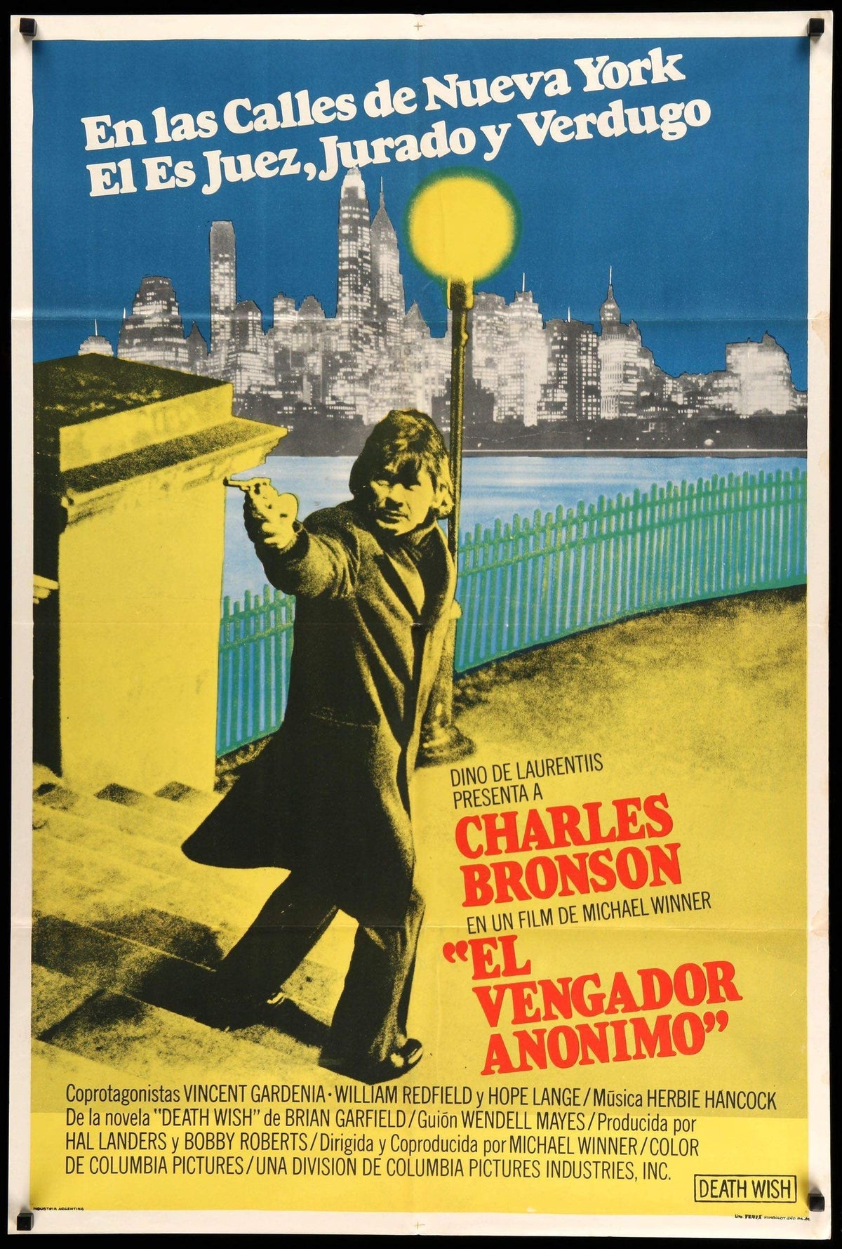 Death Wish (1974) original movie poster for sale at Original Film Art - Vintage Movie Posters