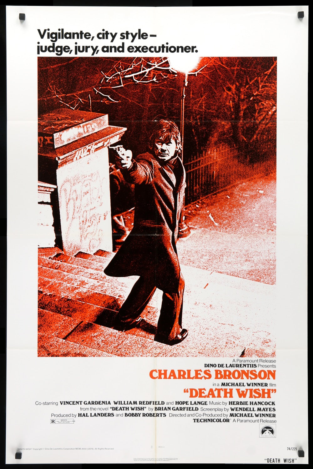 Death Wish (1974) original movie poster for sale at Original Film Art - Vintage Movie Posters