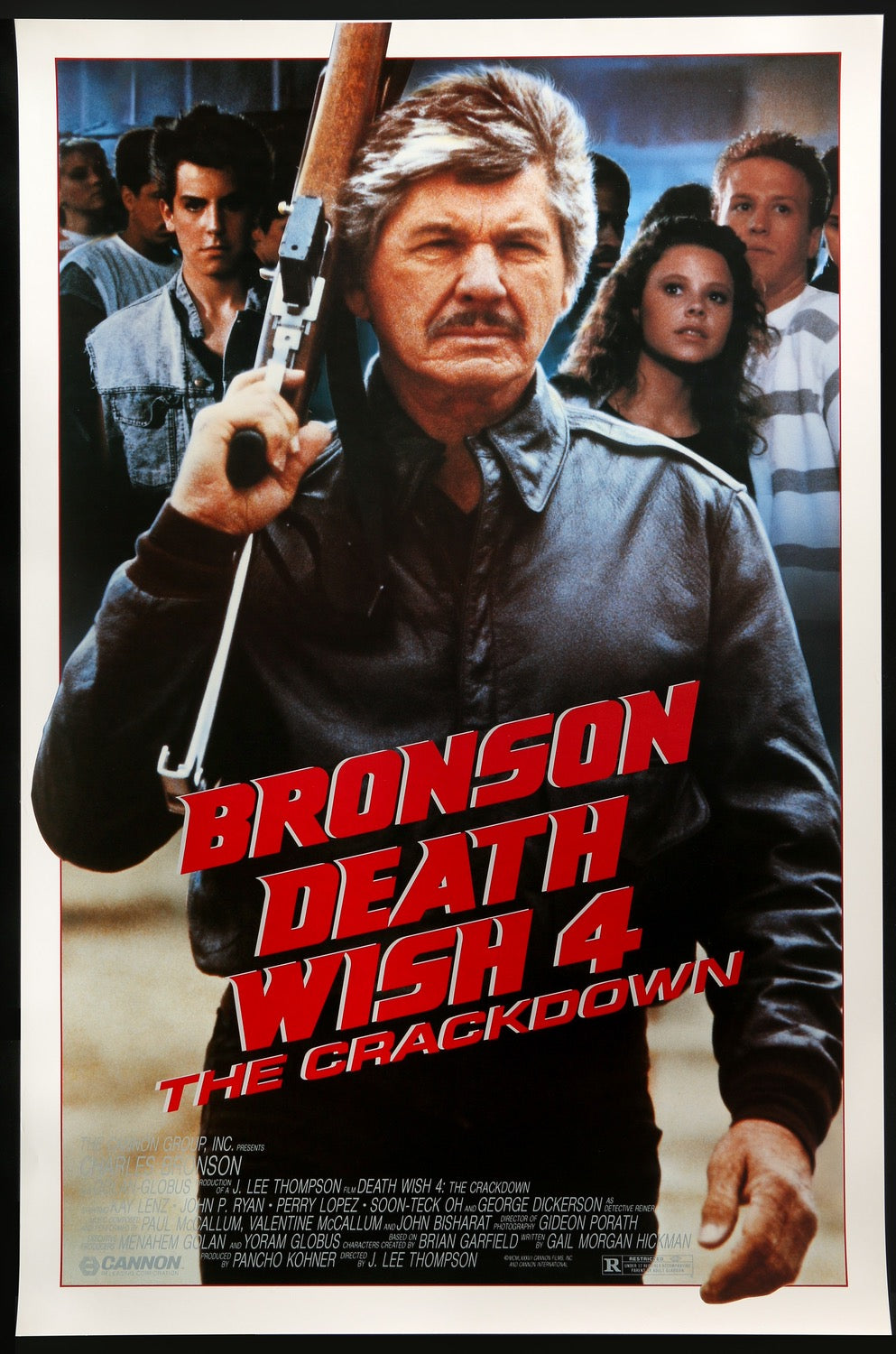 Death Wish 4: The Crackdown (1987) original movie poster for sale at Original Film Art - Vintage Movie Posters