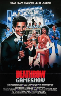 Deathrow Gameshow (1987) original movie poster for sale at Original Film Art