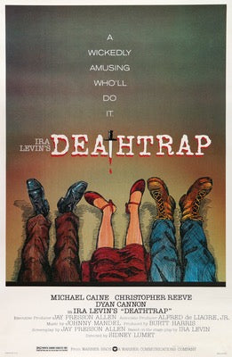 Deathtrap (1982) Póster de película original de una hoja