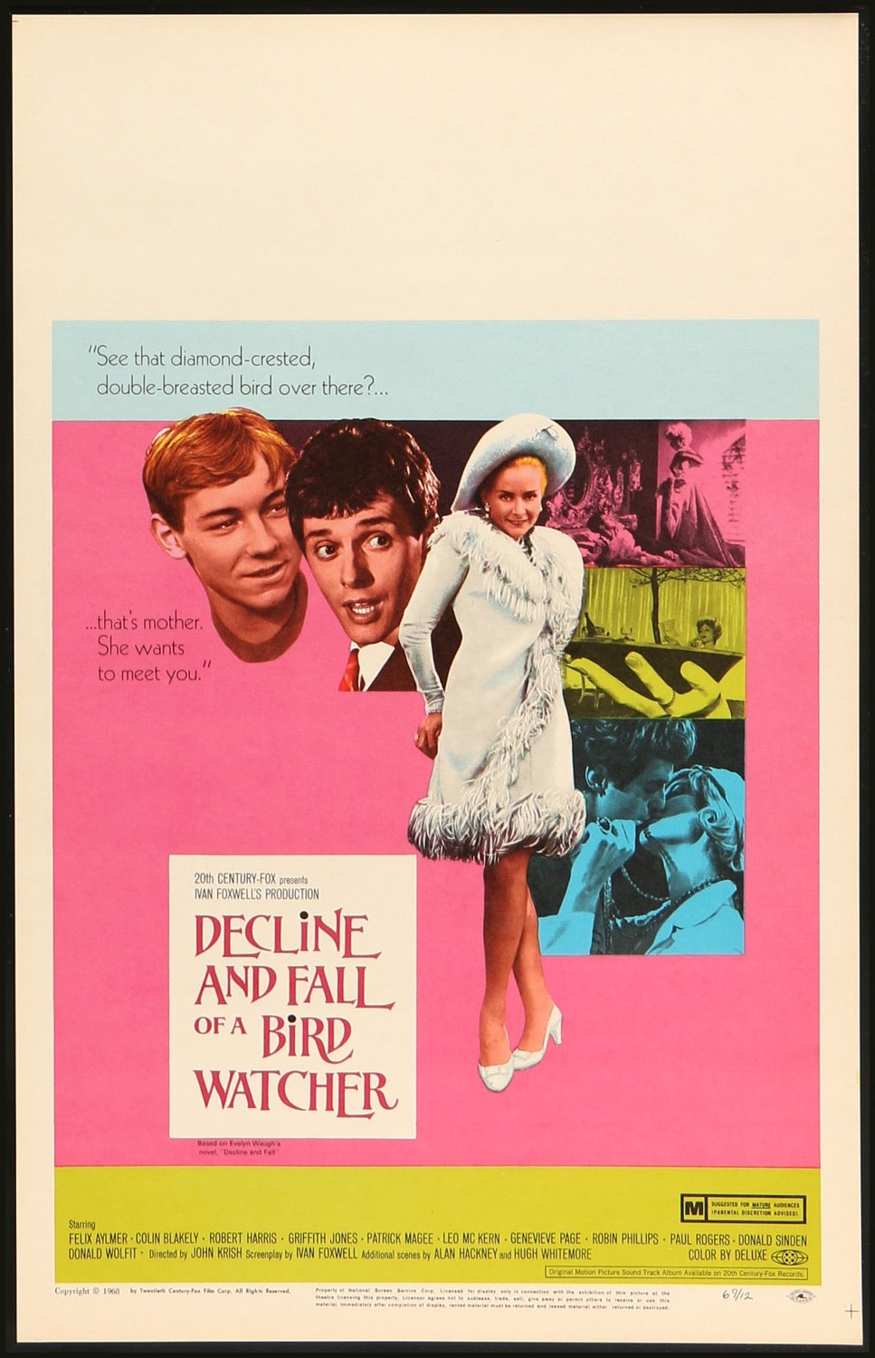 Decline and Fall of a Bird Watcher (1968) original movie poster for sale at Original Film Art