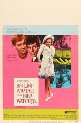 Decline and Fall of a Bird Watcher (1968) original movie poster for sale at Original Film Art - Vintage Movie Posters