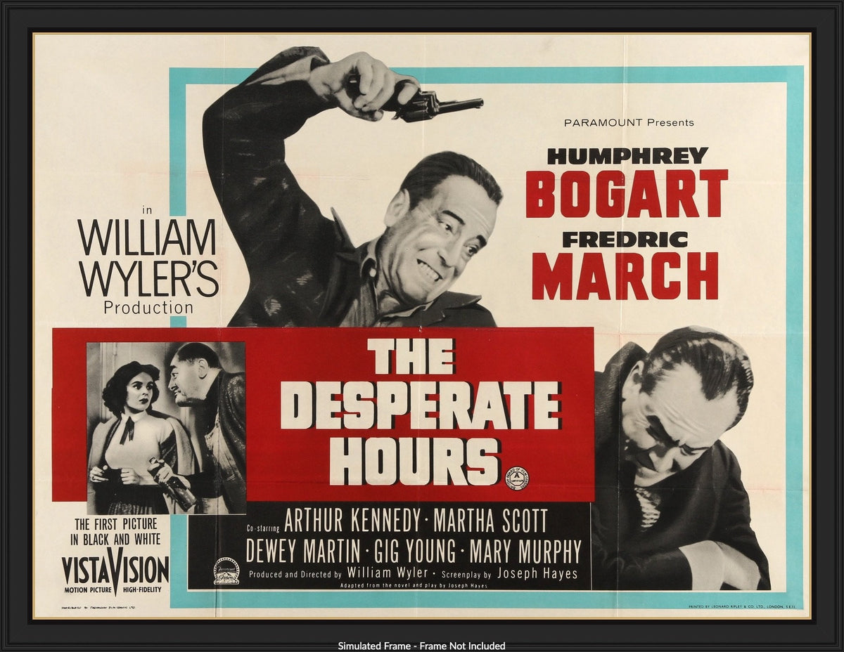 Desperate Hours (1955) original movie poster for sale at Original Film Art - Vintage Movie Posters