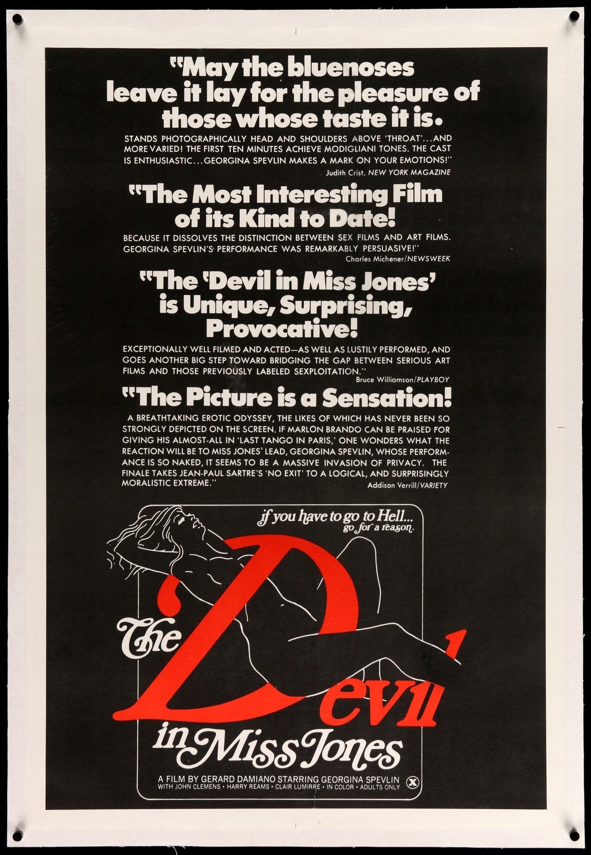 Devil in Miss Jones (1973) original movie poster for sale at Original Film Art - Vintage Movie Posters