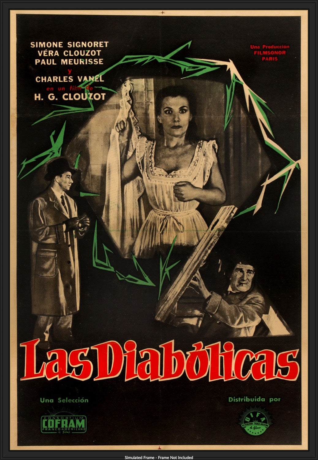 Diabolique (1955) original movie poster for sale at Original Film Art