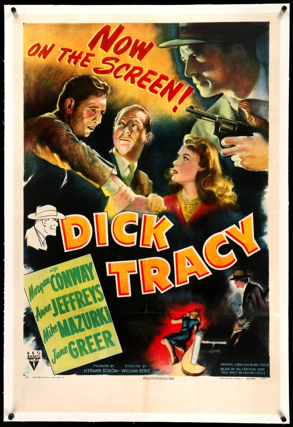 Dick Tracy (1945) original movie poster for sale at Original Film Art - Vintage Movie Posters