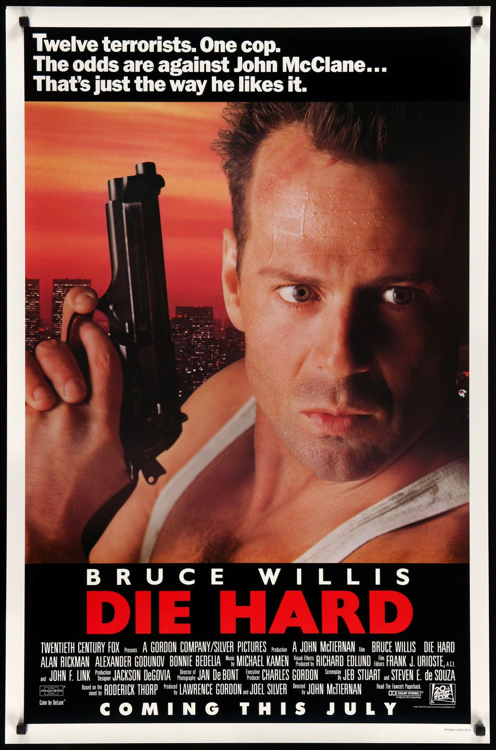 Die Hard (1988) original movie poster for sale at Original Film Art