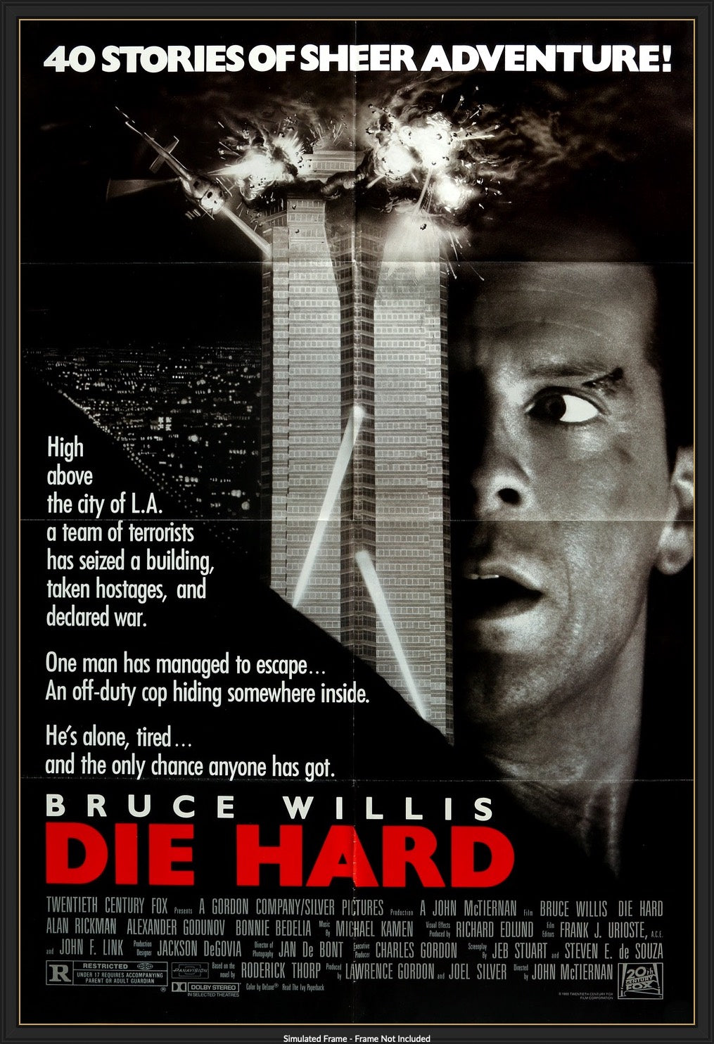 Die Hard (1988) original movie poster for sale at Original Film Art