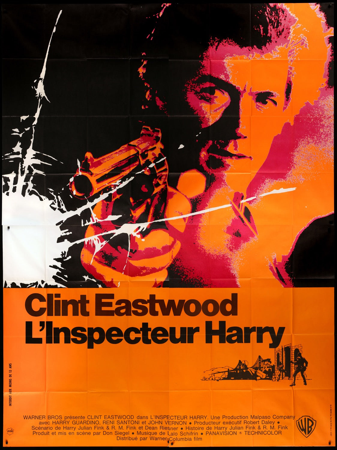 Dirty Harry (1971) original movie poster for sale at Original Film Art - Vintage Movie Posters