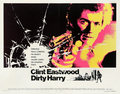 Dirty Harry (1971) original movie poster for sale at Original Film Art