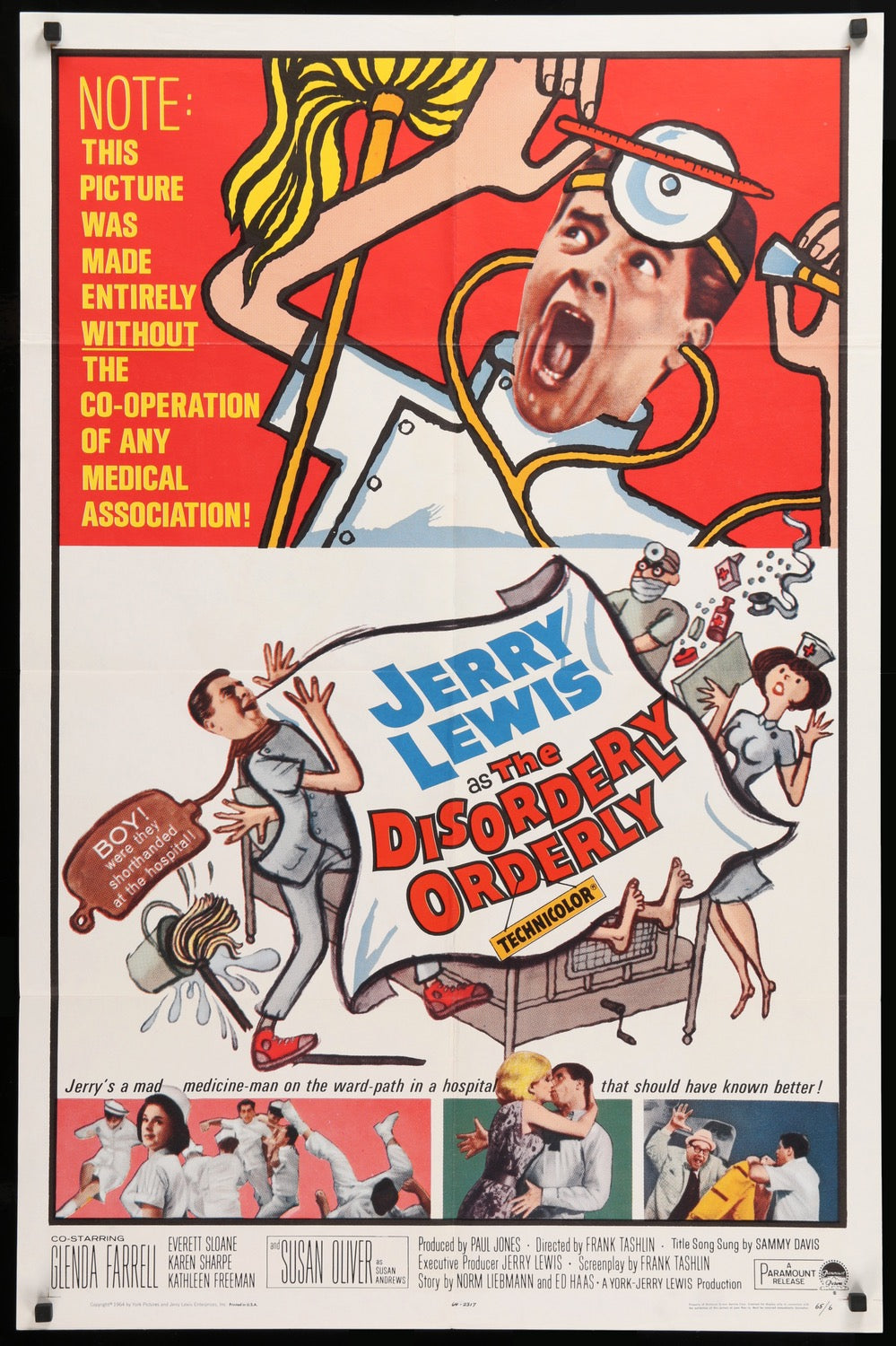 Disorderly Orderly (1965) original movie poster for sale at Original Film Art