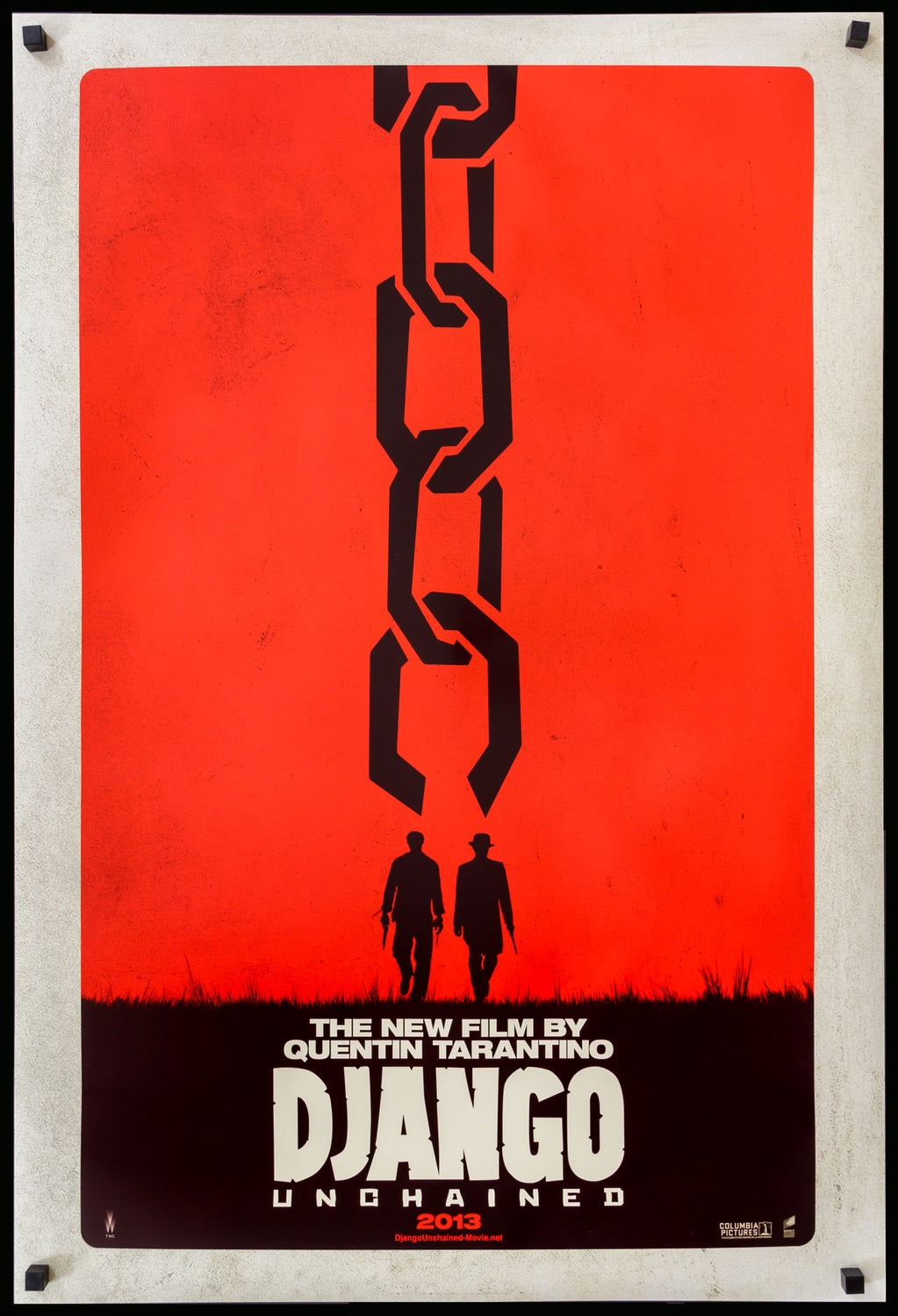DJANGO UNCHAINED 2012 FILMPLAKAT A3 A4 * QUENTIN TARANTINO