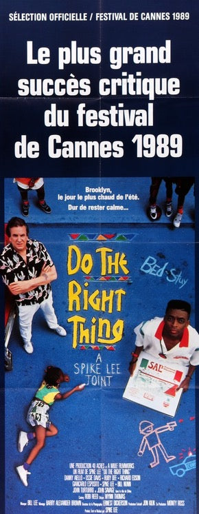 Do the Right Thing (1989) original movie poster for sale at Original Film Art - Vintage Movie Posters