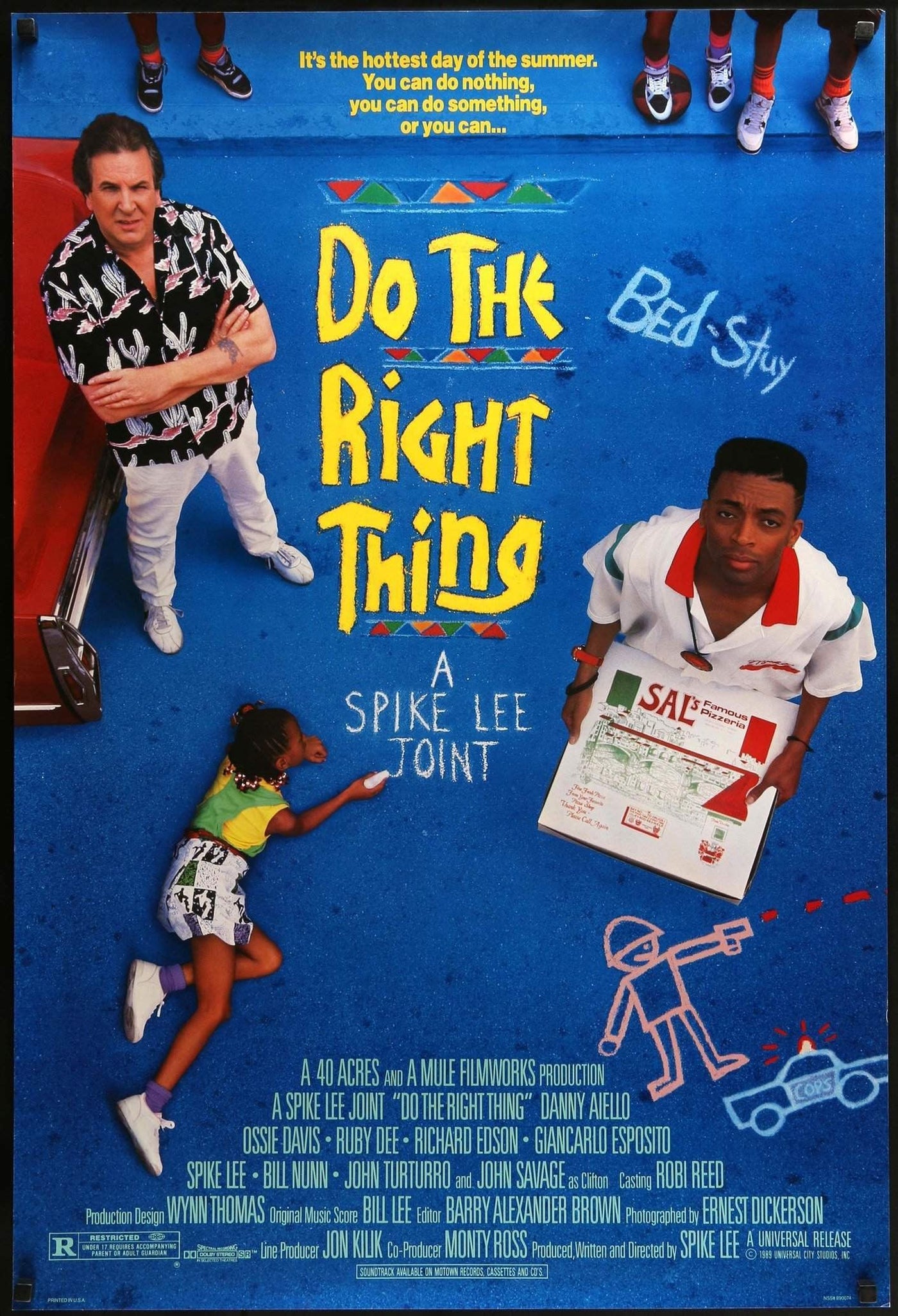 Do the Right Thing (1989) Original One-Sheet Movie Poster - Original ...