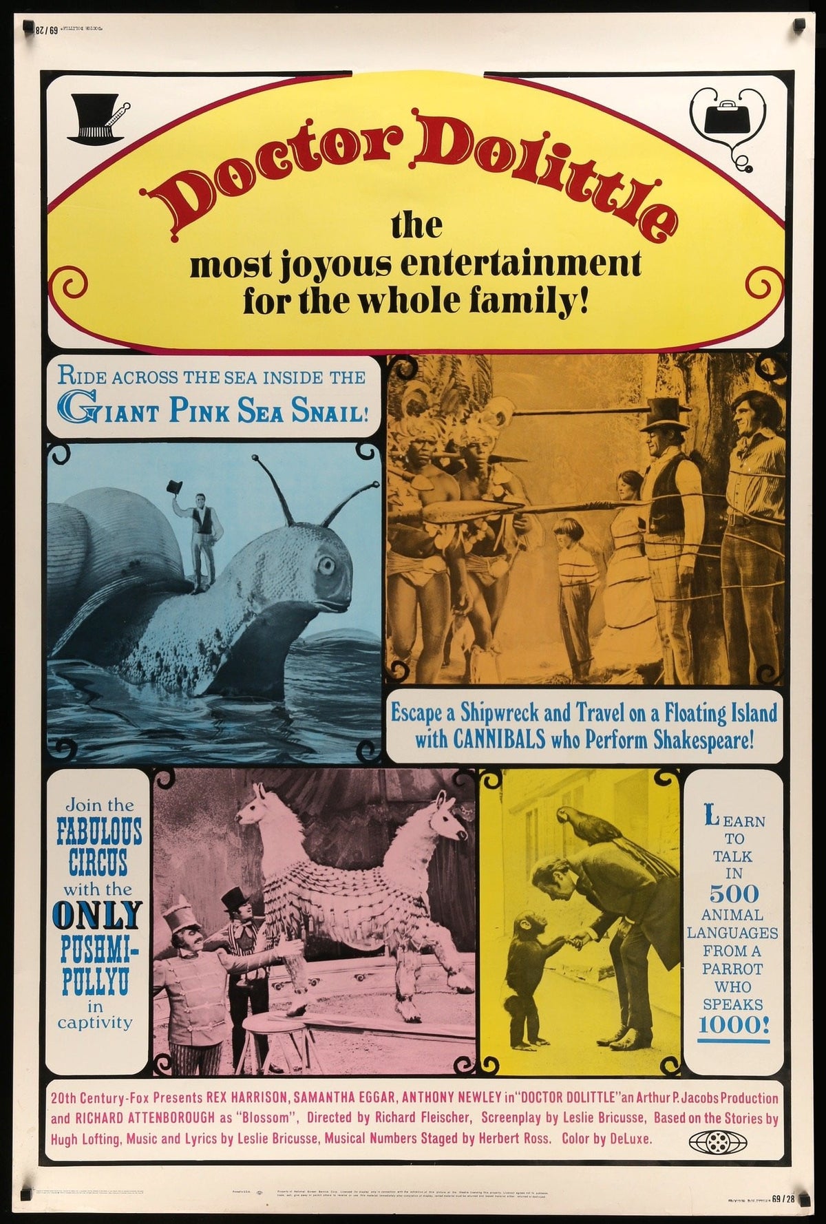 Doctor Dolittle (1967) original movie poster for sale at Original Film Art