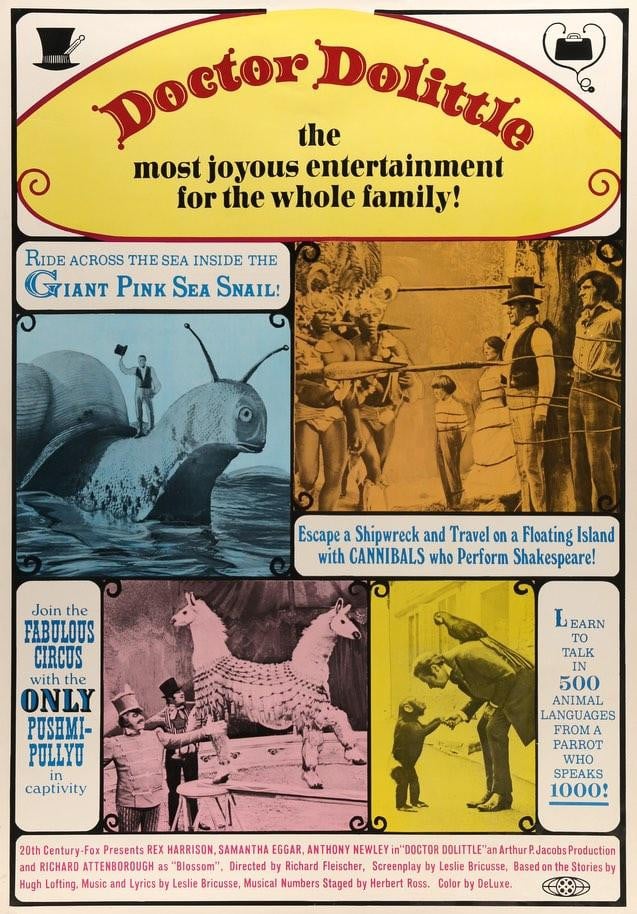 Doctor Dolittle (1967) original movie poster for sale at Original Film Art