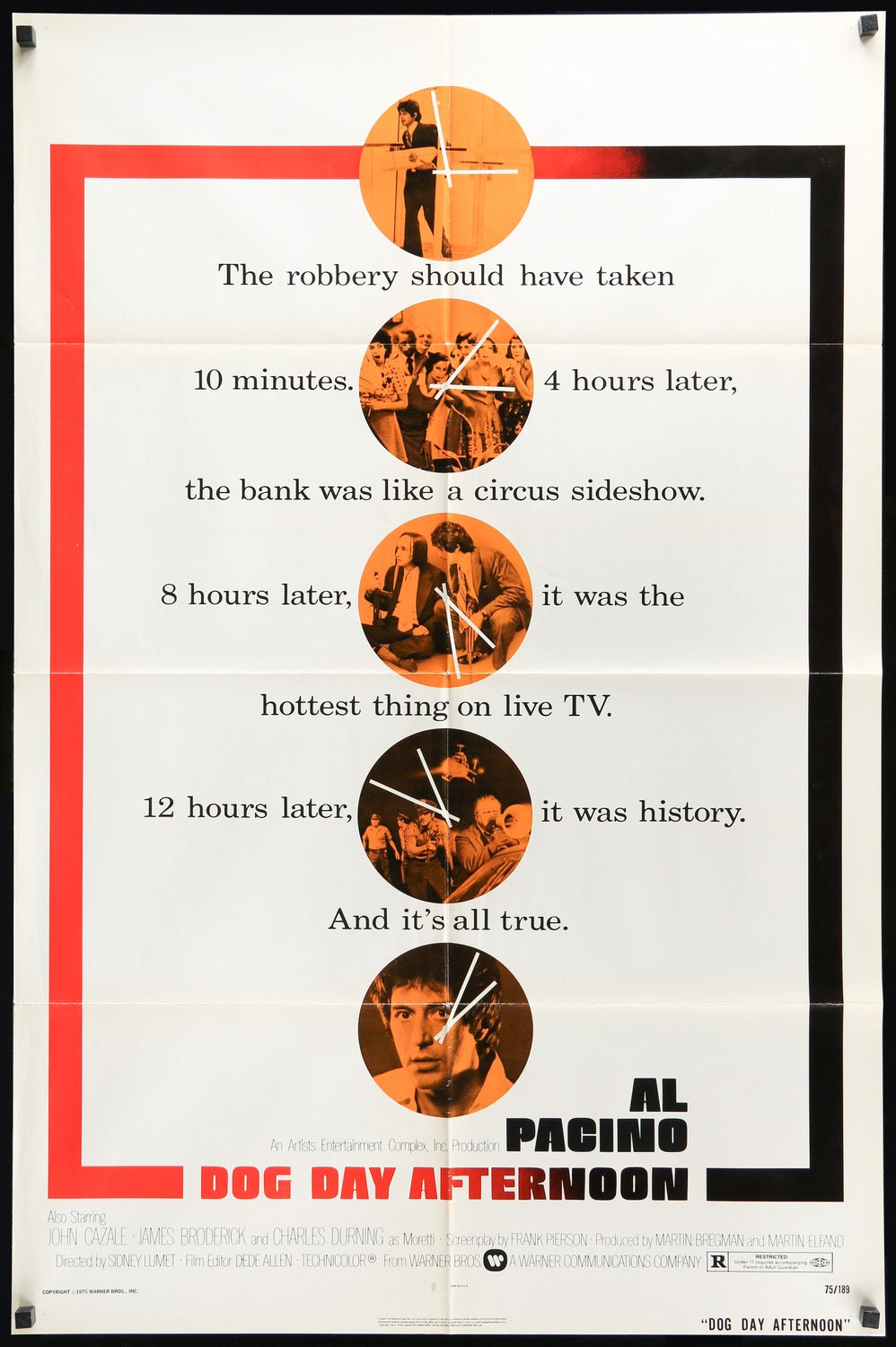 Dog Day Afternoon (1975) original movie poster for sale at Original Film Art - Vintage Movie Posters