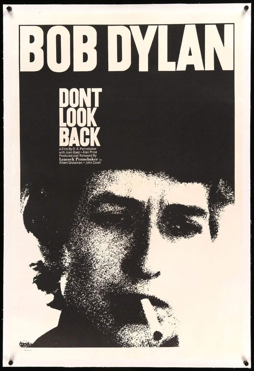 Don't Look Back (1967) original movie poster for sale at Original Film Art