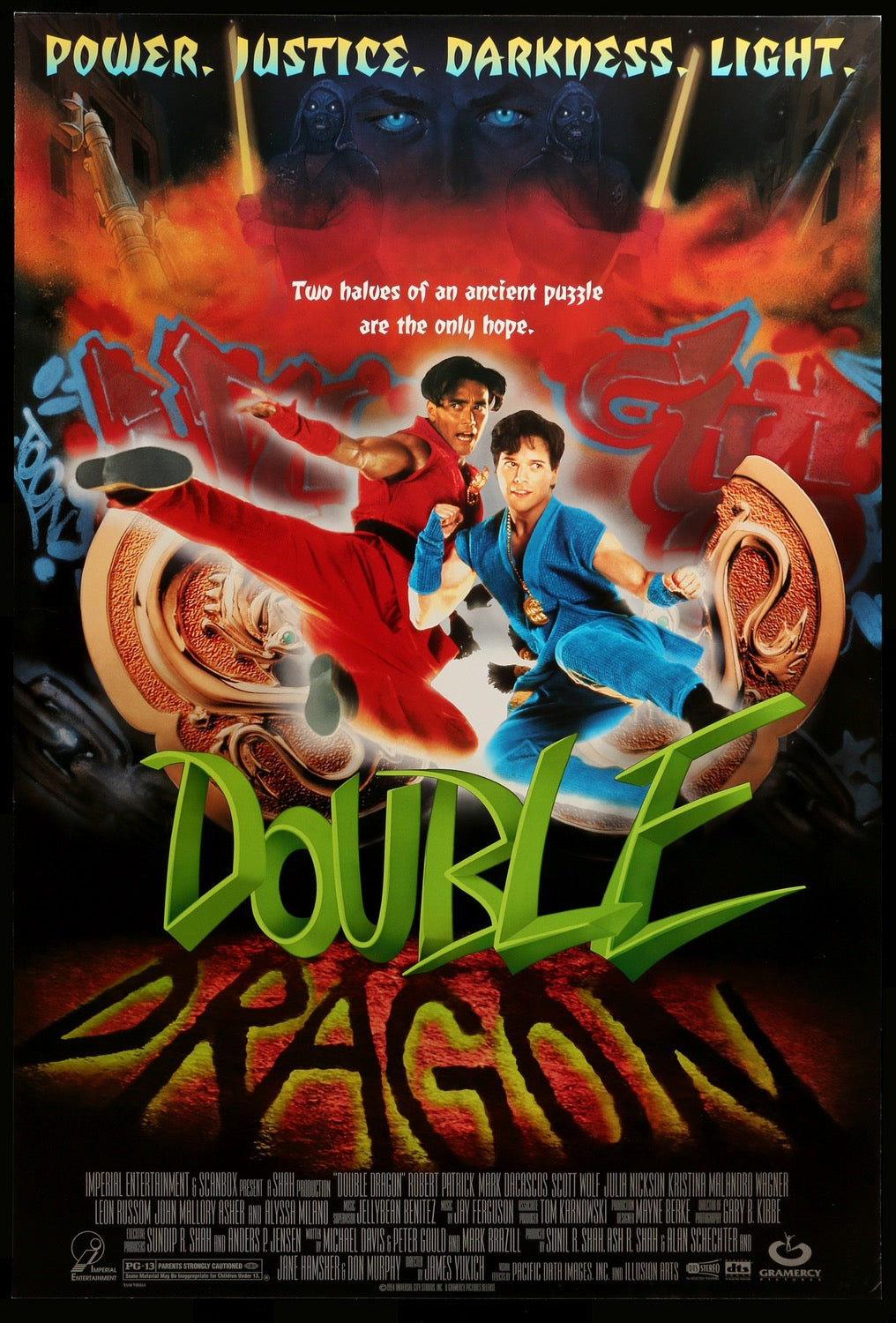 Double Dragon (1994) original movie poster for sale at Original Film Art - Vintage Movie Posters