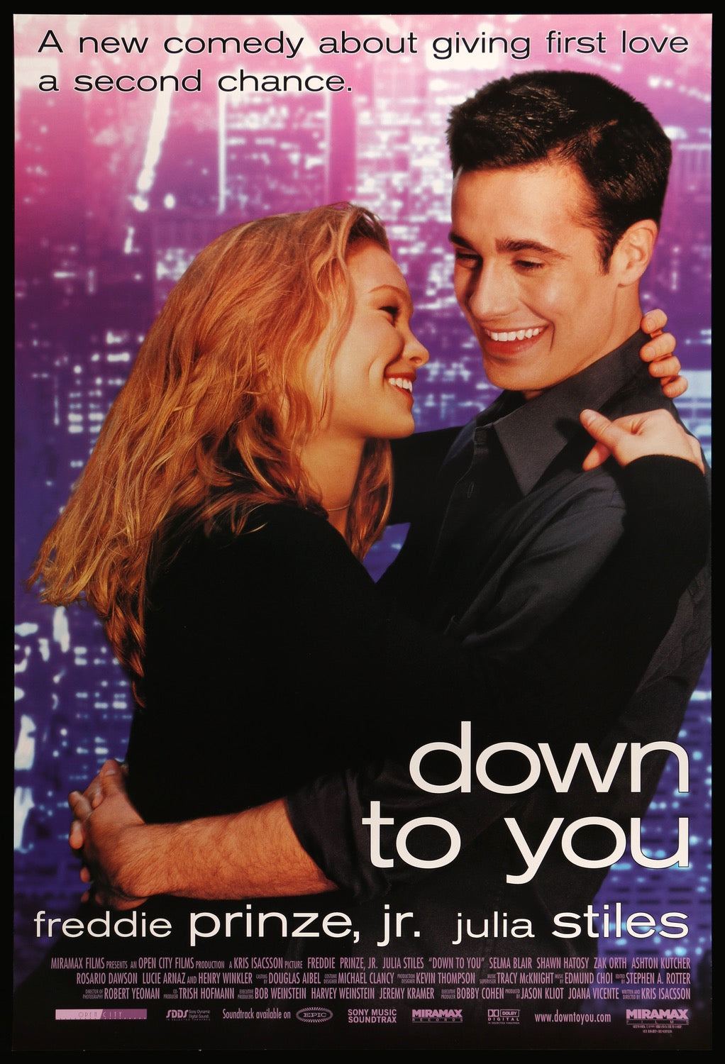 Down to You (2000) original movie poster for sale at Original Film Art