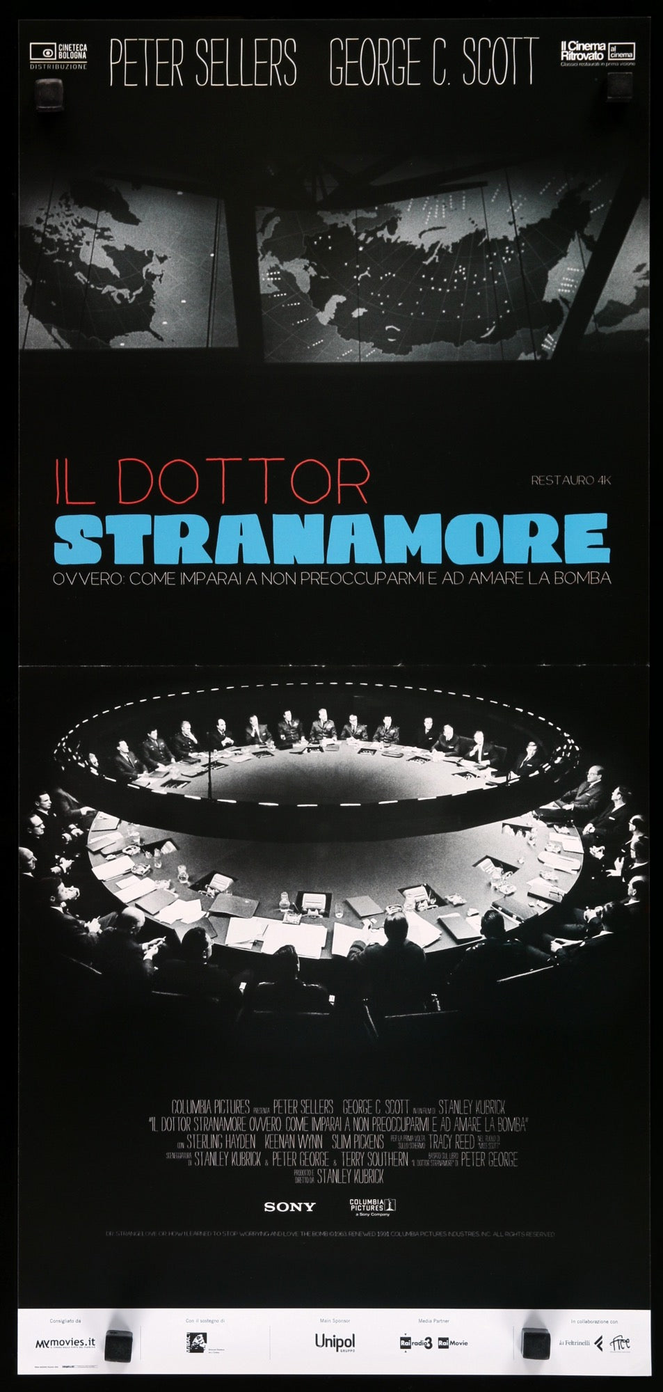 Dr. Strangelove or: How I Learned to Stop Worrying and Love the Bomb (1964) original movie poster for sale at Original Film Art