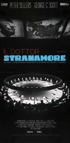 Dr. Strangelove or: How I Learned to Stop Worrying and Love the Bomb (1964) original movie poster for sale at Original Film Art