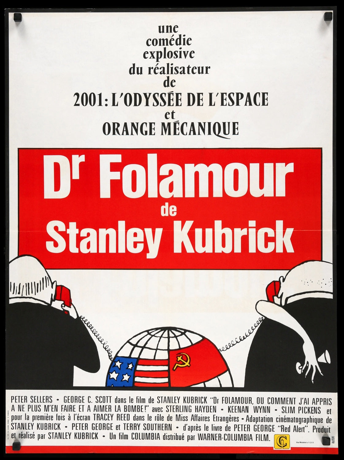 Dr. Strangelove or: How I Learned to Stop Worrying and Love the Bomb (1964) original movie poster for sale at Original Film Art