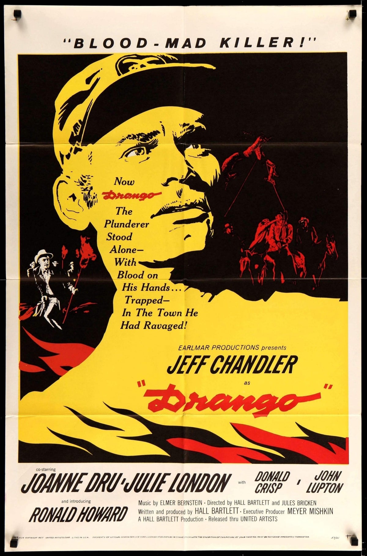 Drango (1957) original movie poster for sale at Original Film Art