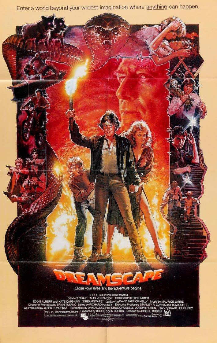 Dreamscape (1984) original movie poster for sale at Original Film Art