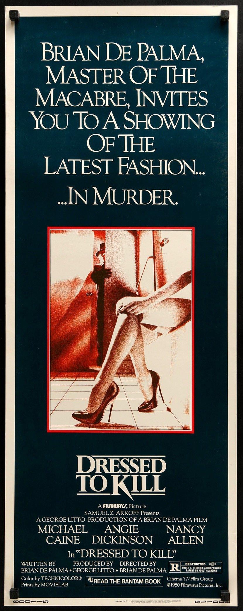 Dressed to Kill (1980) original movie poster for sale at Original Film Art