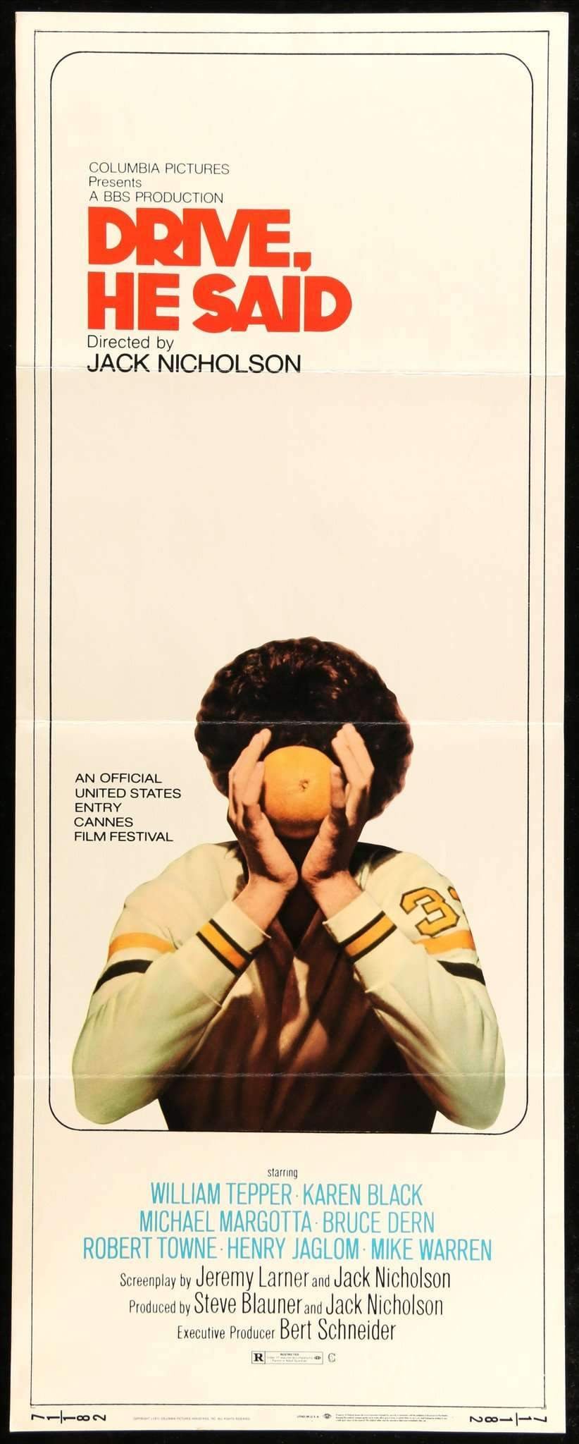 Drive, He Said (1971) original movie poster for sale at Original Film Art