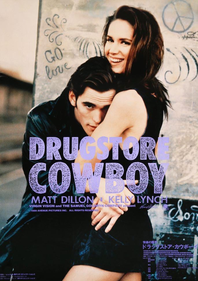 DRUGSTORE COWBOY 映画ポスター Drugstore Cowboy (1989) Original Japanese B2 Movie Poster