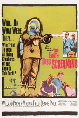 Earth Dies Screaming (1964) original movie poster for sale at Original Film Art - Vintage Movie Posters