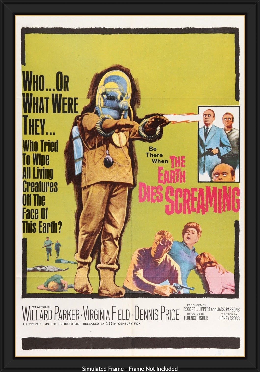 Earth Dies Screaming (1964) original movie poster for sale at Original Film Art