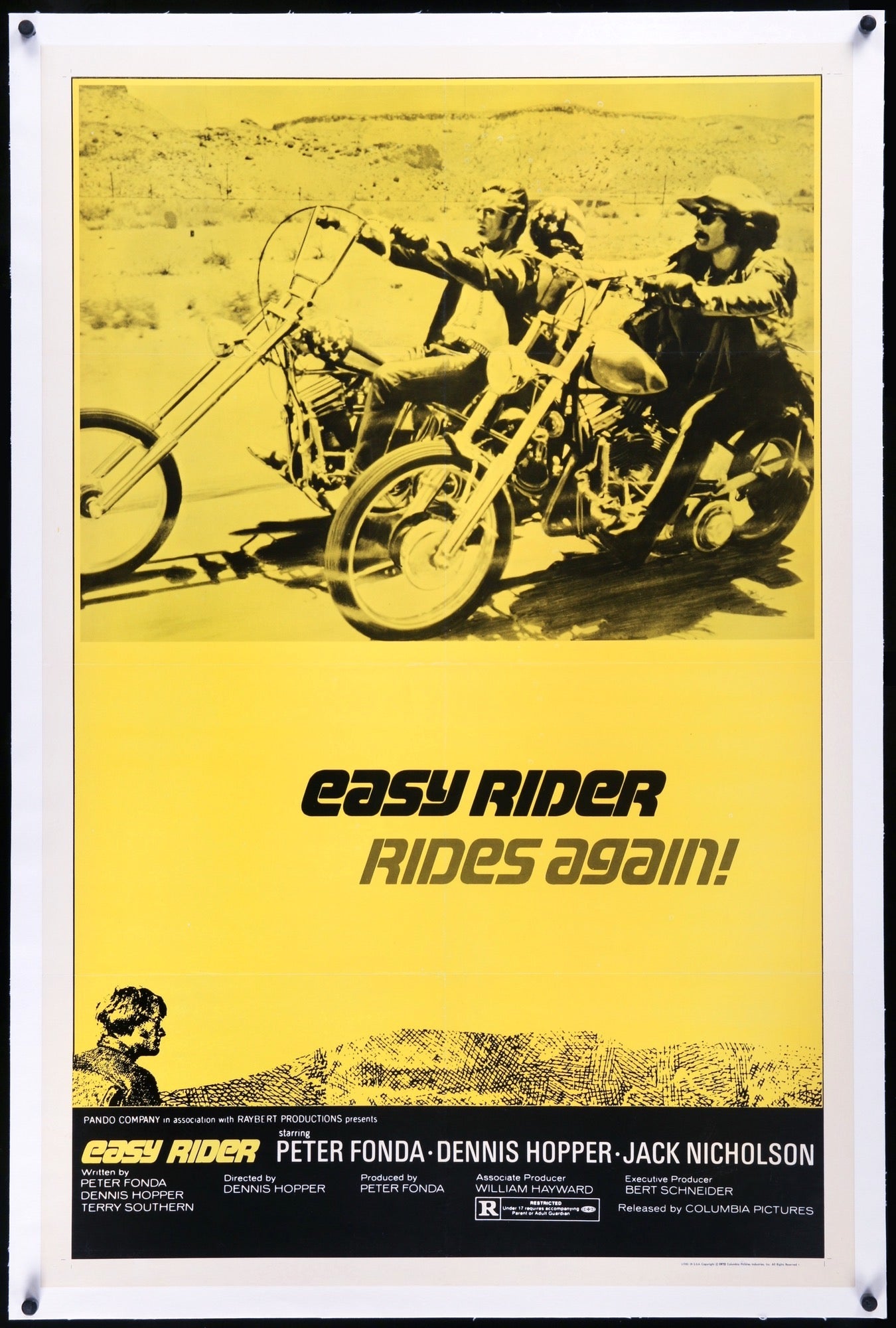 Easy Rider (1969) original movie poster for sale at Original Film Art - Vintage Movie Posters