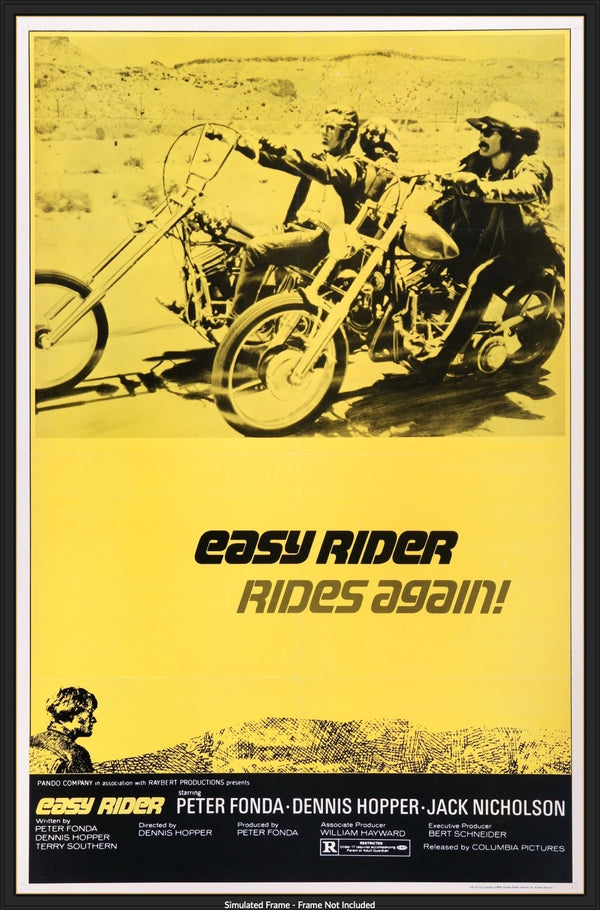 Easy Rider (1969) Original R72 One-Sheet Movie Poster - Original
