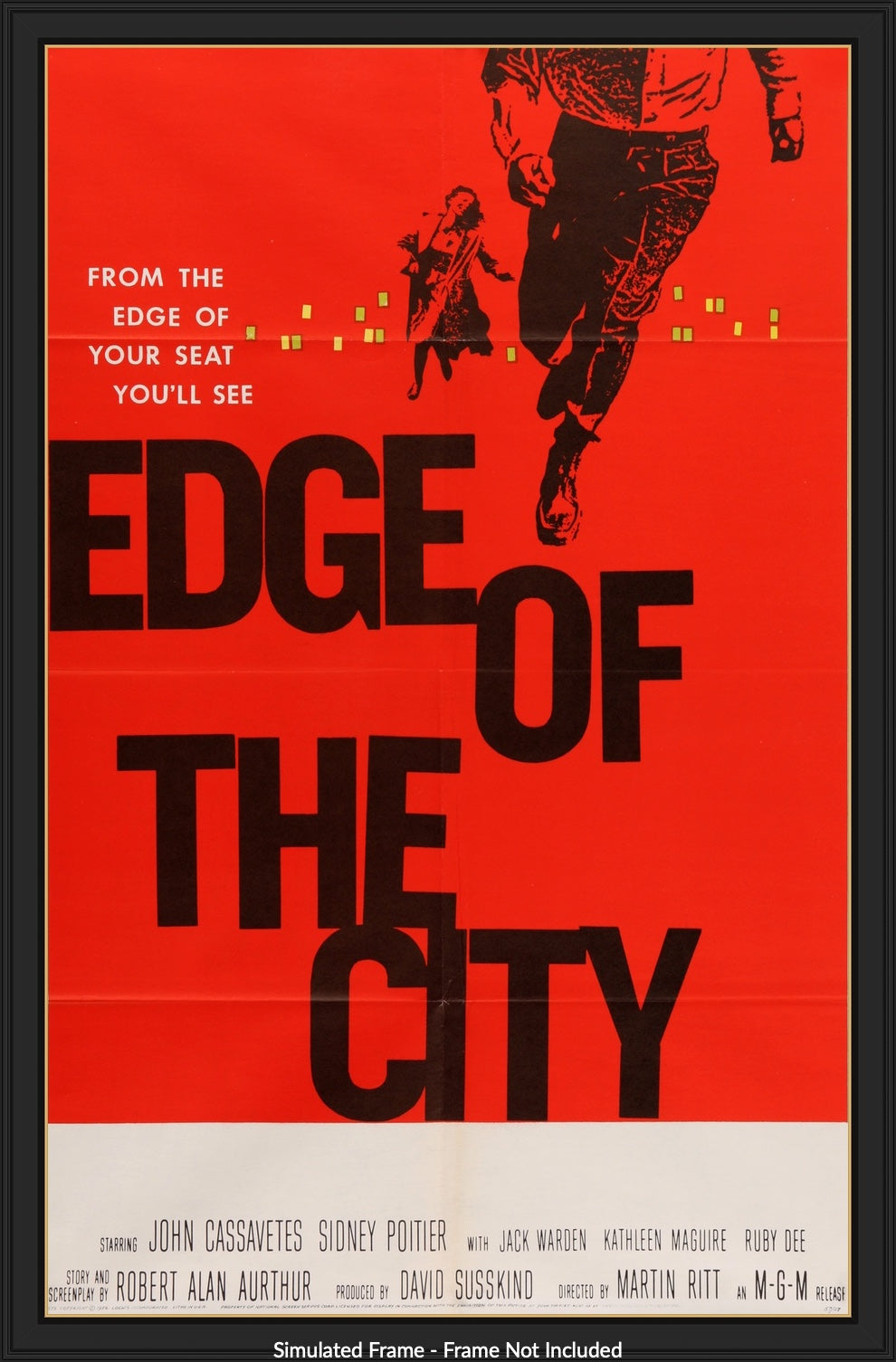 Edge of the City (1957) original movie poster for sale at Original Film Art