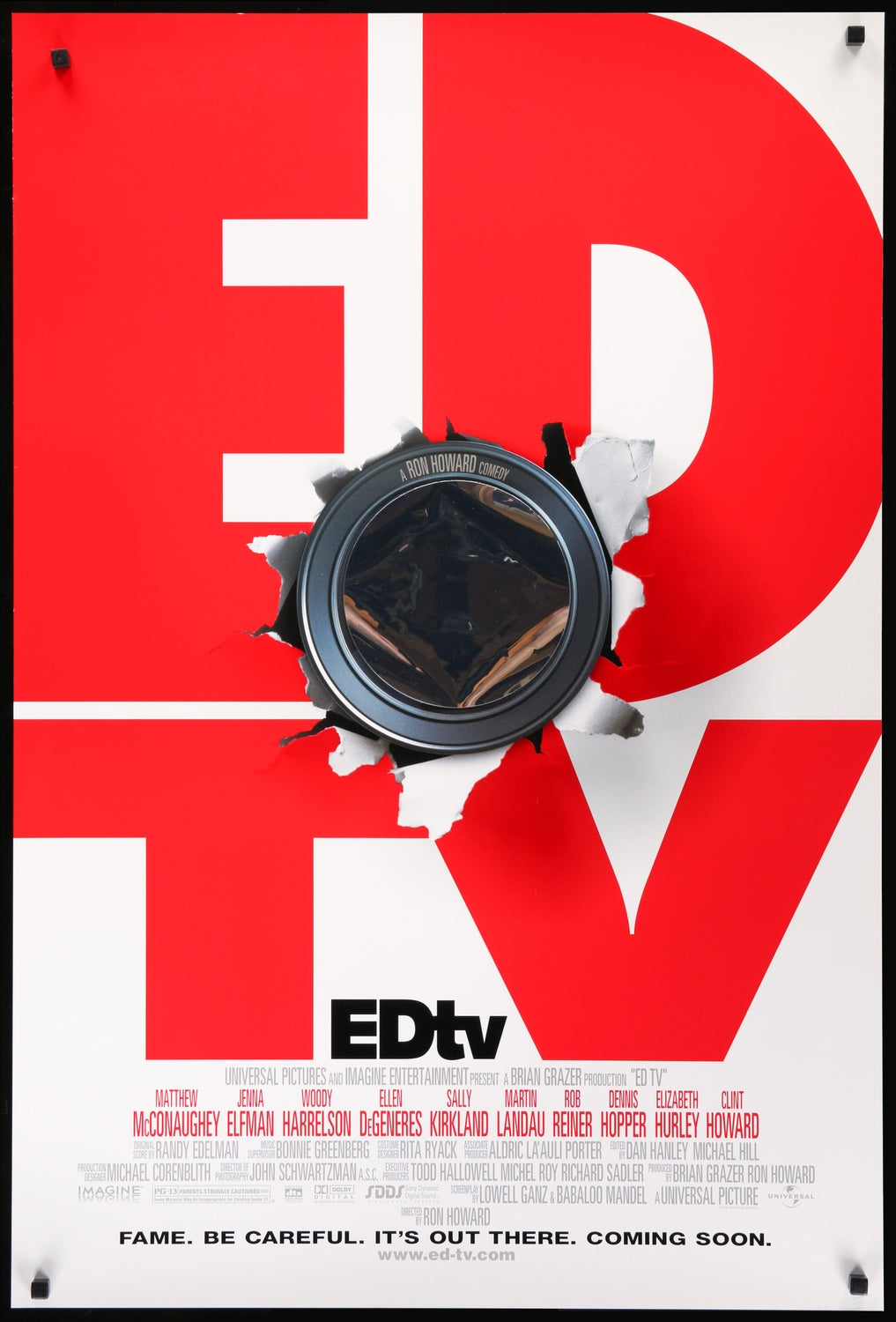EDtv (1999) original movie poster for sale at Original Film Art - Vintage Movie Posters