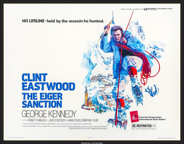 The Eiger Sanction (1975) Original Half-Sheet Movie Poster