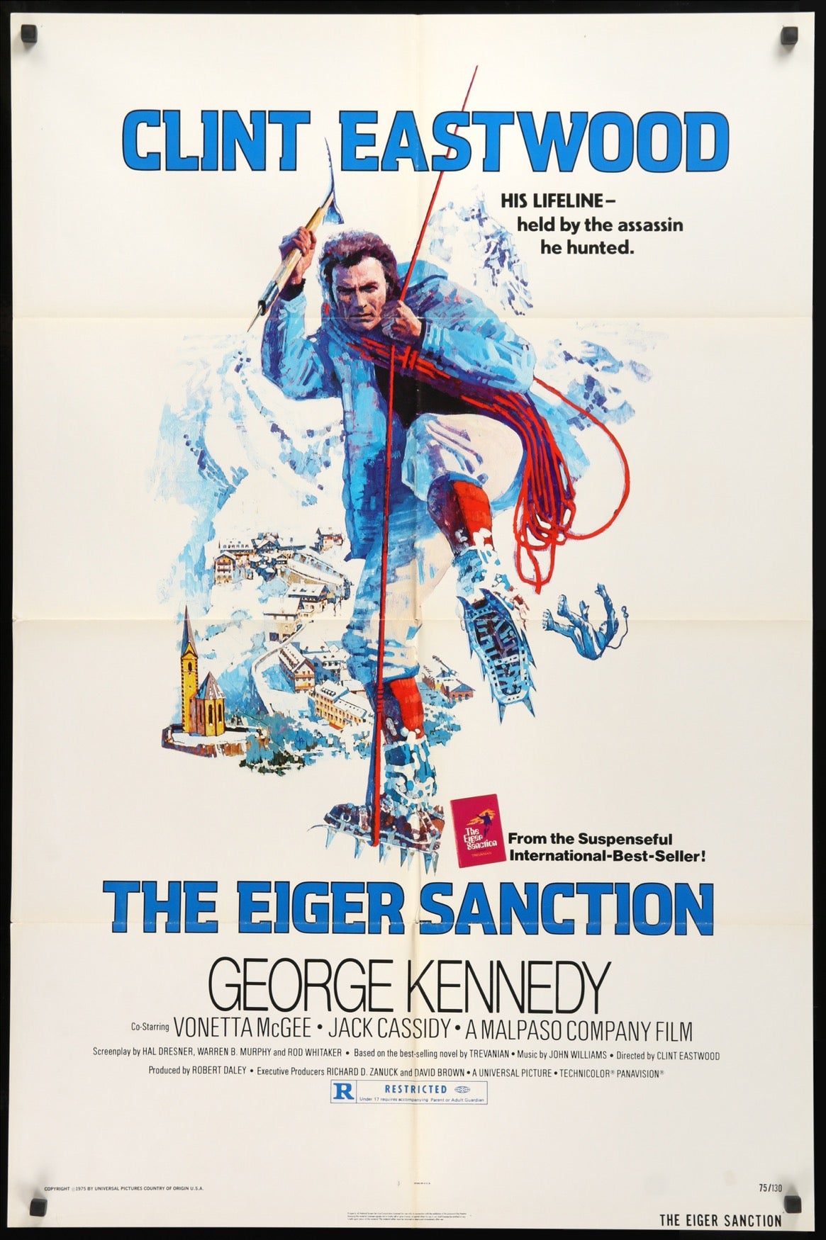 Eiger Sanction (1975) original movie poster for sale at Original Film Art