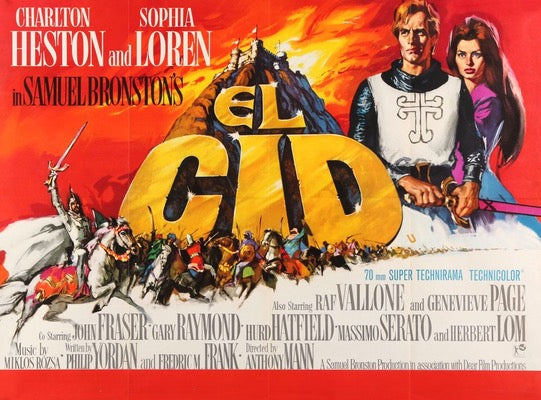 El Cid (1961) original movie poster for sale at Original Film Art - Vintage Movie Posters