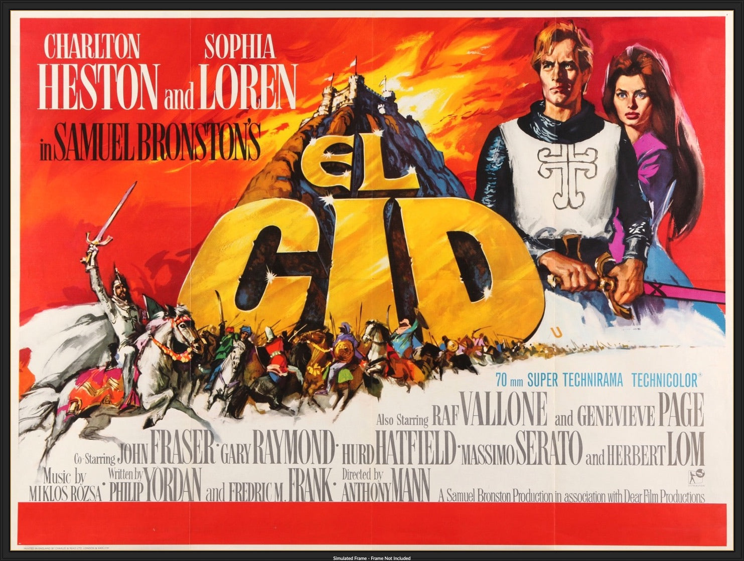 El Cid (1961) original movie poster for sale at Original Film Art