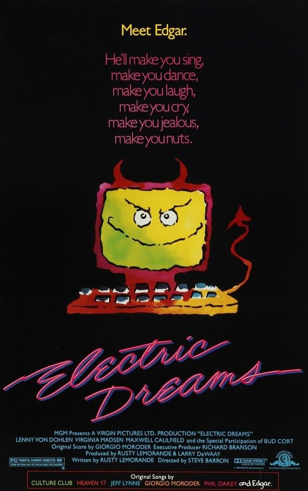 Electric Dreams (1984) original movie poster for sale at Original Film Art - Vintage Movie Posters
